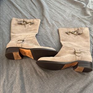 Cole Haan Boot Air Tantivy Gray Mid Calf Chelsea